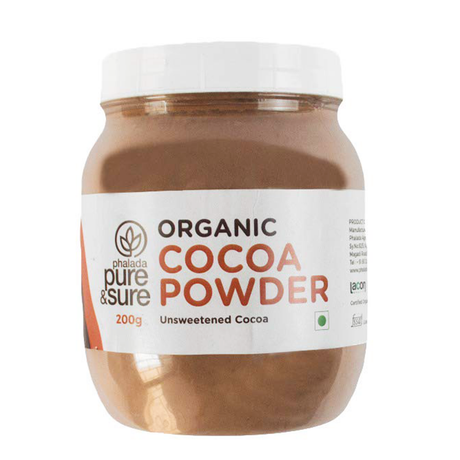 Sure & Pure Organic Cocoa Powder, 200 Gm - Pure & Sure