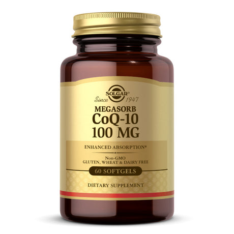 Solgar Coq10 Megasorb, 100 mg, 60 Softgels - Solgar