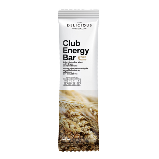 Whole Grain Energy Bar, Delicious Destination Club, 1 Bar - Delicious Destination