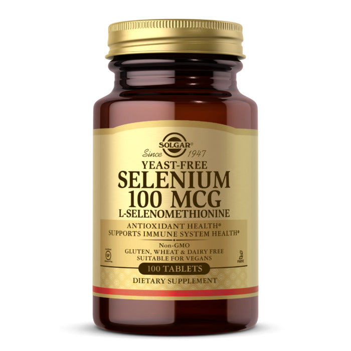 Solgar Selenium, Yeast-free, 100 mcg, 100 Tablets - Solgar