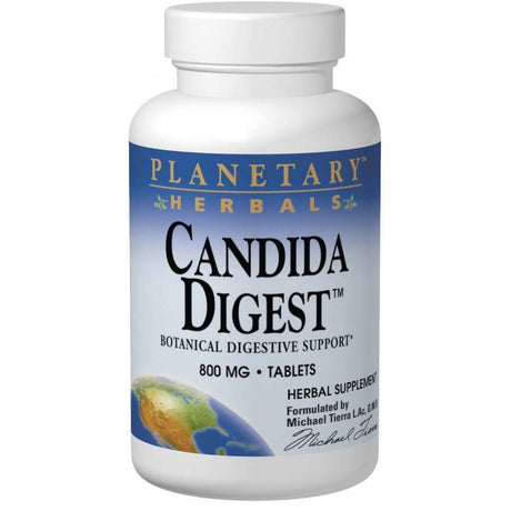 Herbals Planetary Candida Digest, 800 mg, 90 Tablets - Planetary Herbals