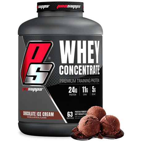 Pro Supps Whey Concentrate, Chocolate Ice Cream, 5 LB - Pro Supps