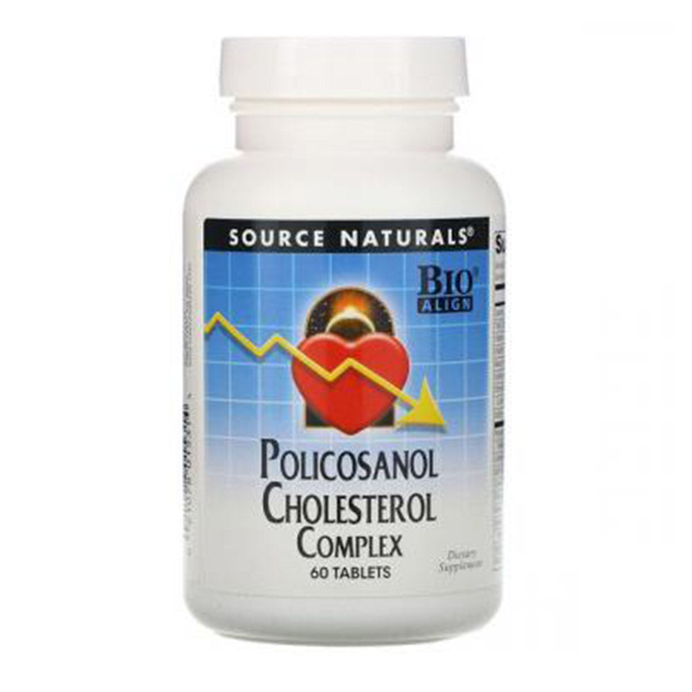 Policosanol Cholesterol Complex, Source Naturals, 60 Tablets - Source Naturals