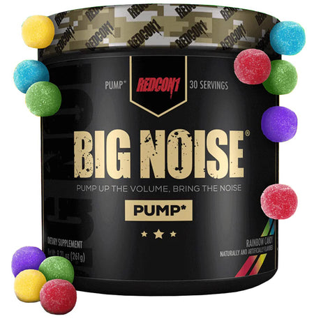 Redcon1 Big Noise Pump, Rainbow Candy, 30 Servings - Redcon1