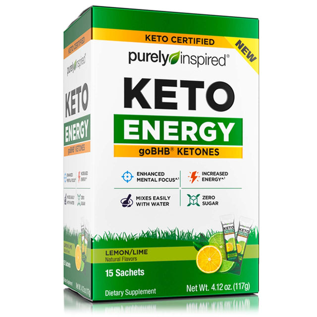 Purely Inspired Keto Energy Lemon, 15 Sachets - Purely Inspired