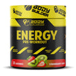 Body Builder Energy Pre-Workout Plus BCAA, Strawberry Kiwi, 30 servings - Body Builder