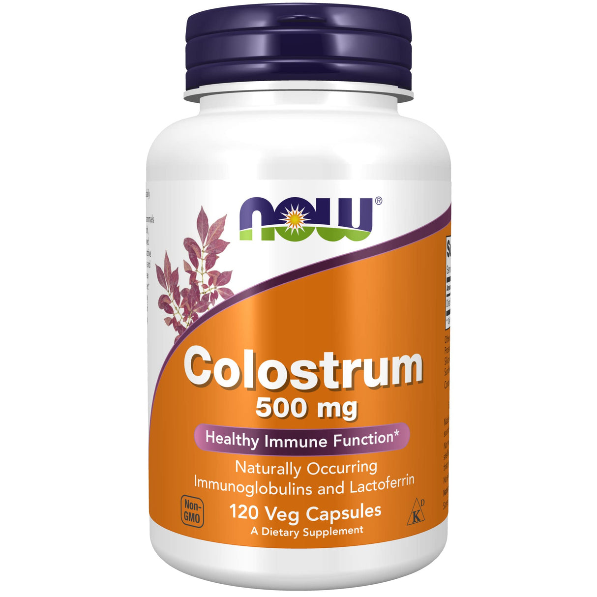 Colostrum, 500 mg, 120 Veggie Capsules (Now) - Now