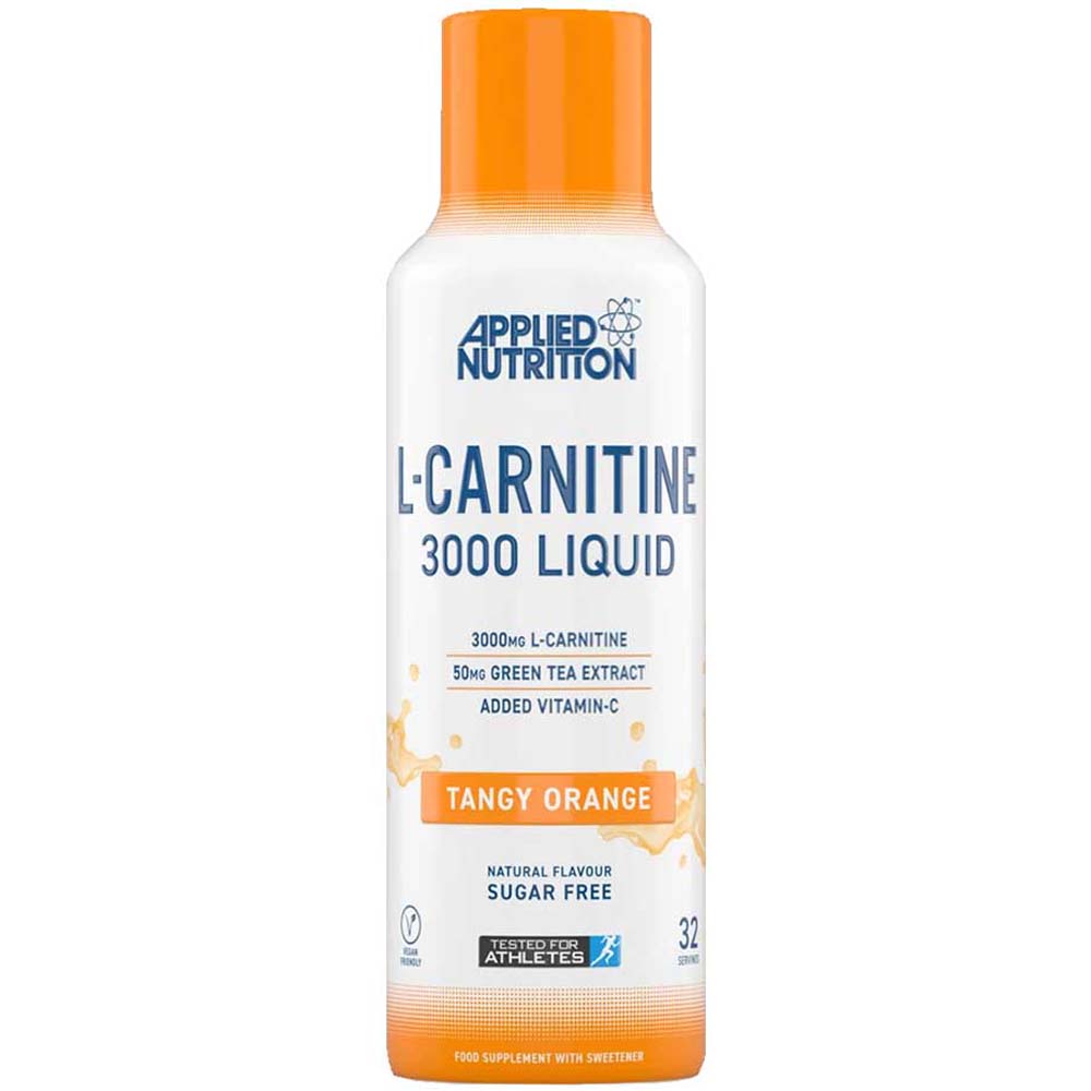 Tangy Orange Applied Nutrition L-Carnitine Liquid, 3000 mg - Applied Nutrition