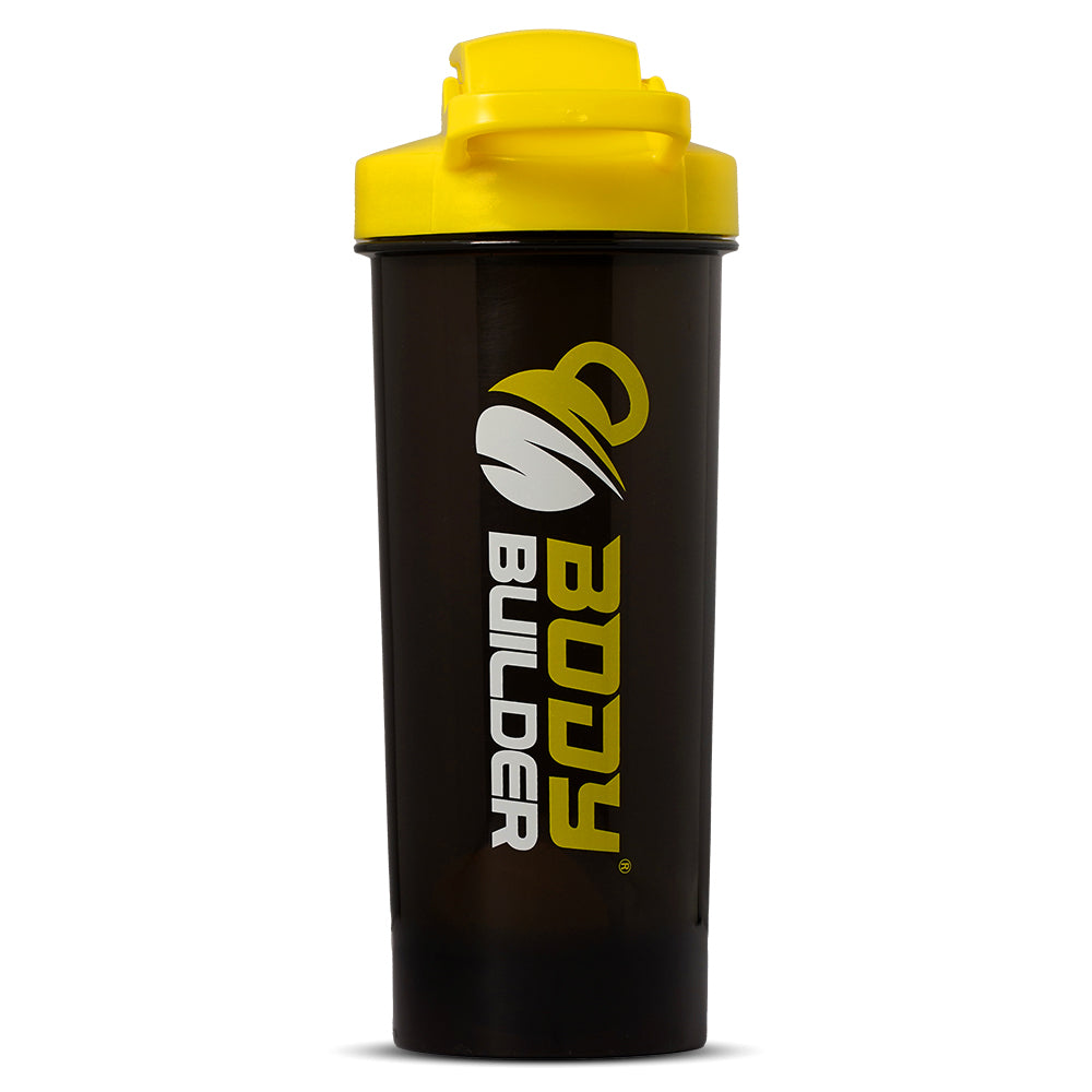 Body Builder Shaker, 700 Ml, Black & Yellow - Body Builder