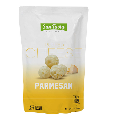 Tasty Puffed Cheese, Parmesan, 56 Gm, Sun - Sun Tasty