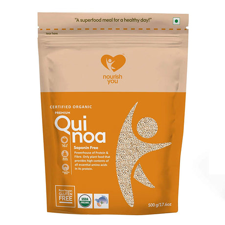 Nourish You Quinoa, White 500 Gm - Nourish You