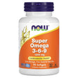 Now Super Omega 3-6-9, 1200 mg, 90 Softgels - Now