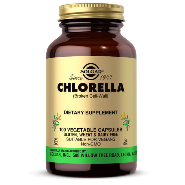 Chlorella, 100 Vegetable Capsules (Solgar) - Solgar