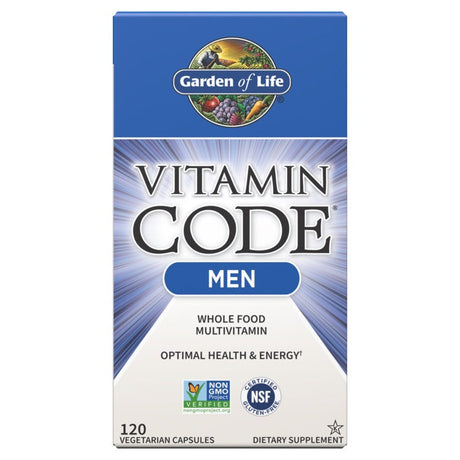 Garden of Life Vitamin Code Men Multivitamin, 120 Veggie Capsules - Garden Of Life