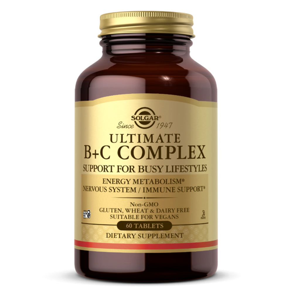 Solgar Ultimate B+C Complex, 60 Tablets - Solgar