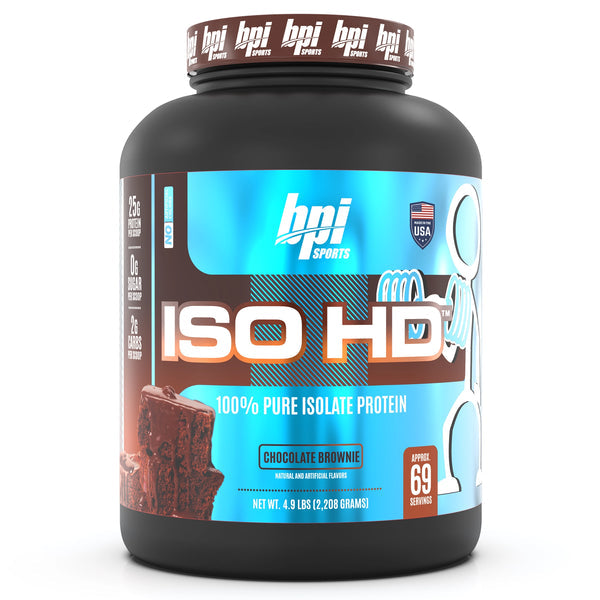 BPI Sports ISO HD, Chocolate Brownie, 4.9 Lb - bpi Sports