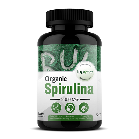 Laperva Spirulina, 2000 mg, 90 Veggie Capsules - Laperva