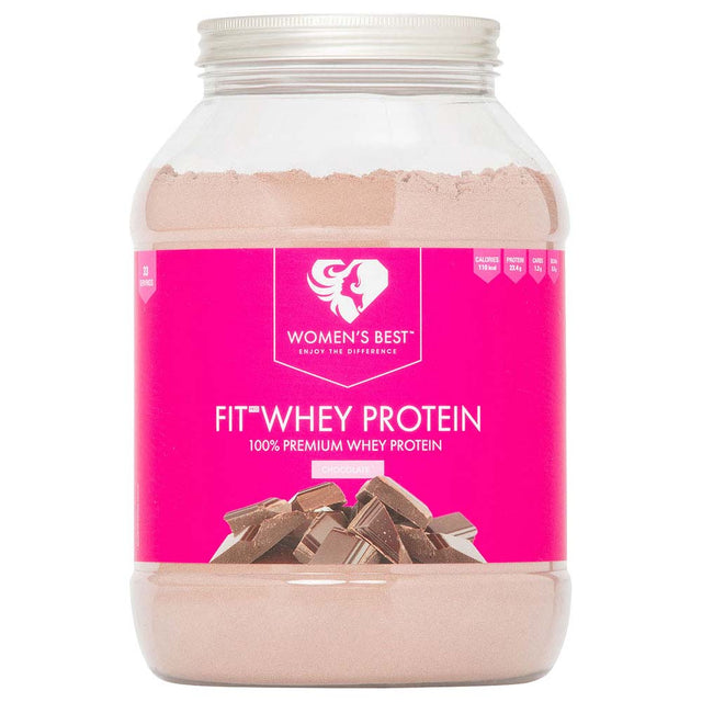 Women's Best Fit Premium 100% Whey Protein, Chocolate, 2.2 LB - Women's Best