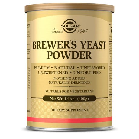 Solgar Unflavored Brewers Yeast Powder, 400 Gm - Solgar