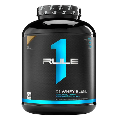 Cafe Mocha Whey Blend, Rule 1 R1, 5 LB - Rule 1