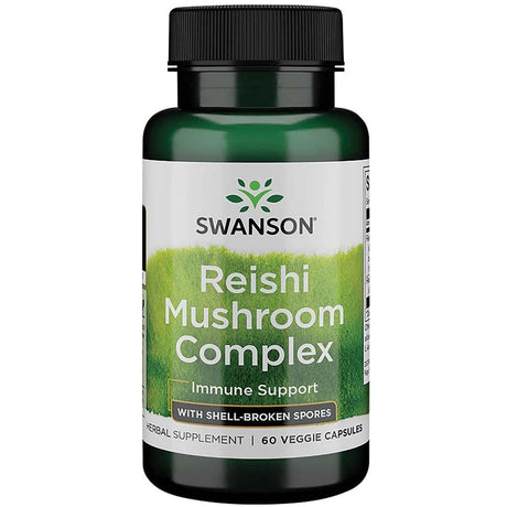 Swanson Reishi Mushroom Complex, 60 Veggie Capsules - Swanson