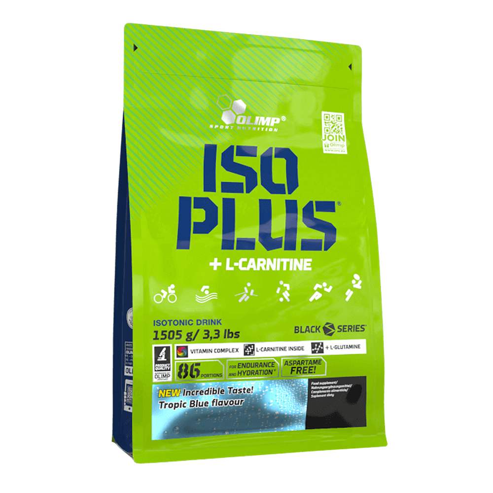 Olimp Sport Nutrition Iso Plus Powder, 3.3 LB, Tropic Blue - Olimp Sport Nutrition