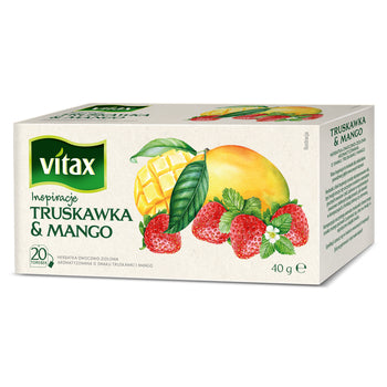 Vitax Tea Inspiracje Strawberry & Mango, 20 Sachets - Vitax