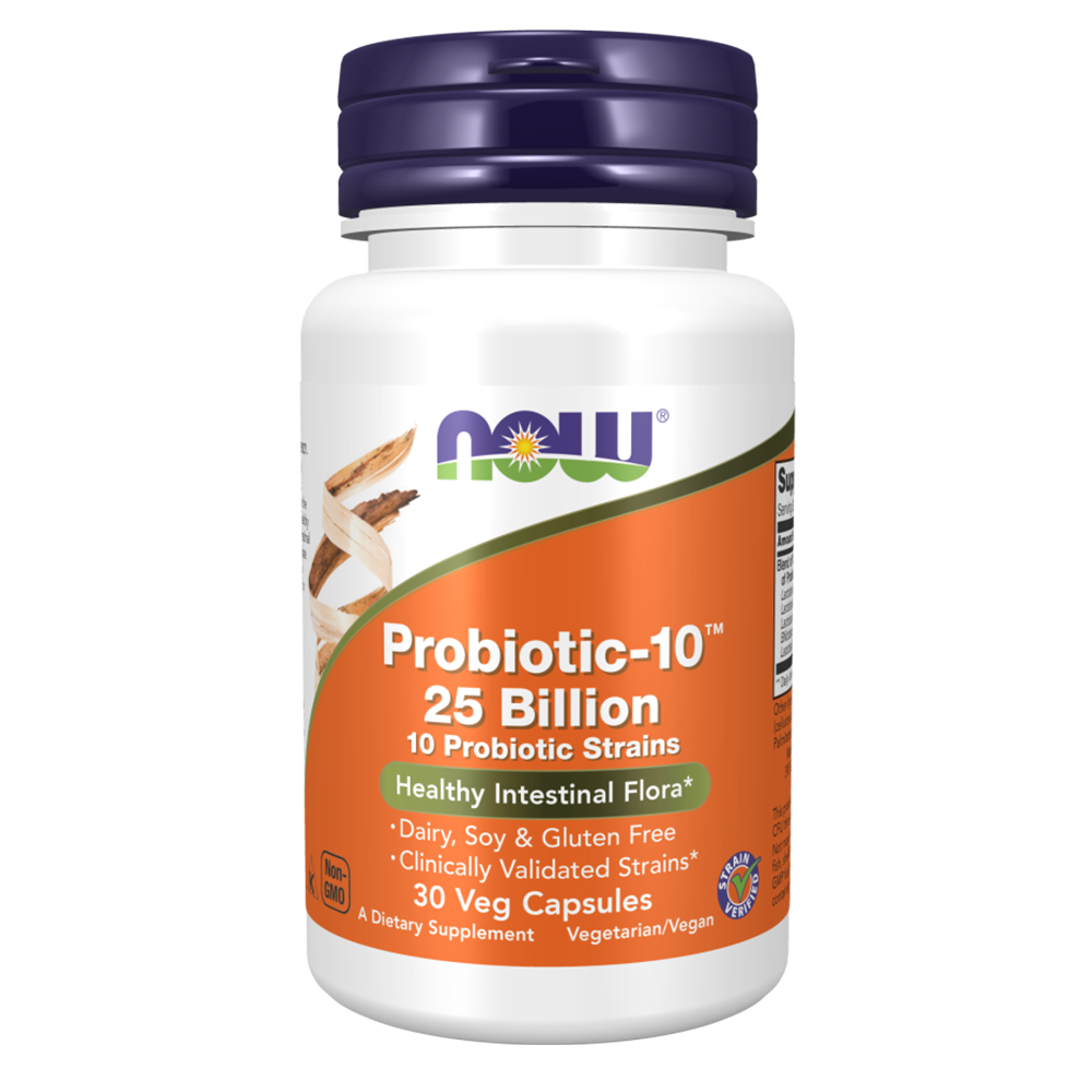 Now Probiotic, 25 Billion Active Cells, 30 Veggie Capsules - Now