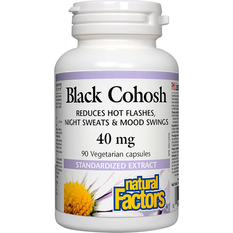 Natural Factors Black Cohosh Extract, 80 mg, 60 Softgels - Natural Factors