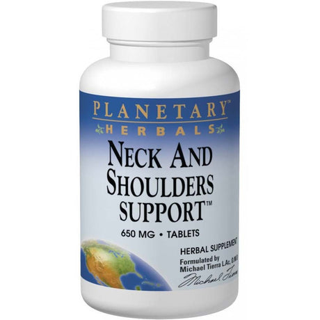 Planetary Herbals Neck and Shoulders Support, 650 mg, 120 Tablets - Planetary Herbals