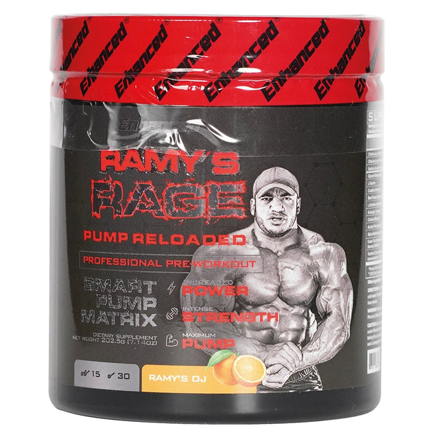 Ramy’s Enhanced Rage Pump Reloaded, Orange, 30 - Enhanced Labs